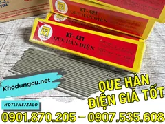 Sỉ que hàn điện giá tốt – hàn ổn định, ít xỉ, dễ thi công