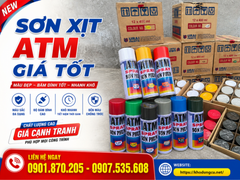 Sơn xịt ATM giá tốt – bảng màu đa dạng, giao hàng nhanh