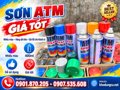 Sơn xịt ATM nhiều màu giá tốt cho khách hàng mua sỉ