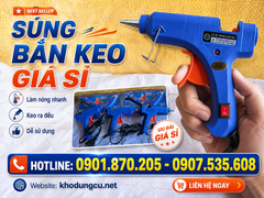 Súng bắn keo nóng giá sỉ cho cửa hàng và xưởng thủ công