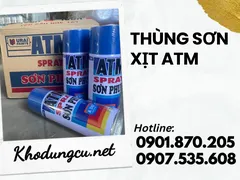 Thùng sơn xịt ATM giá rẻ tại xưởng