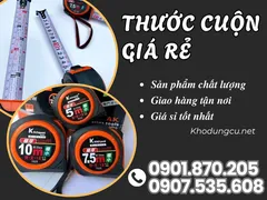 Thước cuộn giá rẻ chính hãng – đo chuẩn, bền đẹp