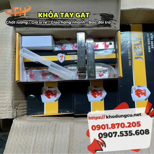 KHÓA TAY GẠT JEELY FE H602 - 4F