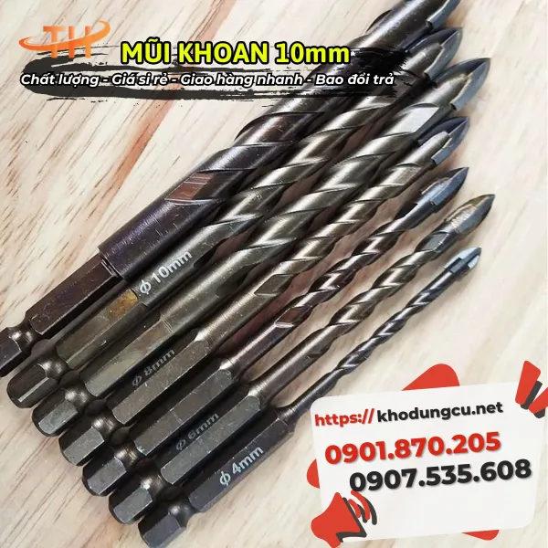 MŨI KHOAN 10MM
