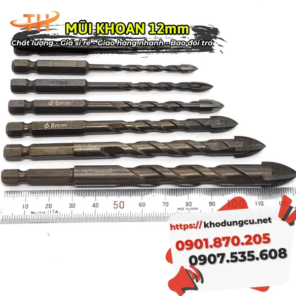 MŨI KHOAN 12MM