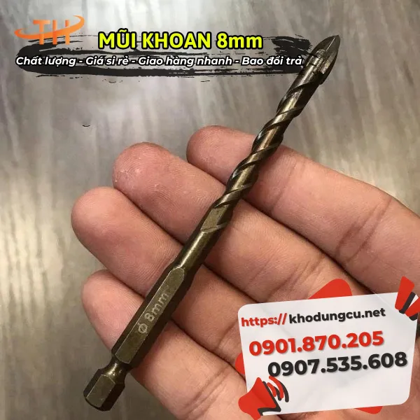 MŨI KHOAN 8MM