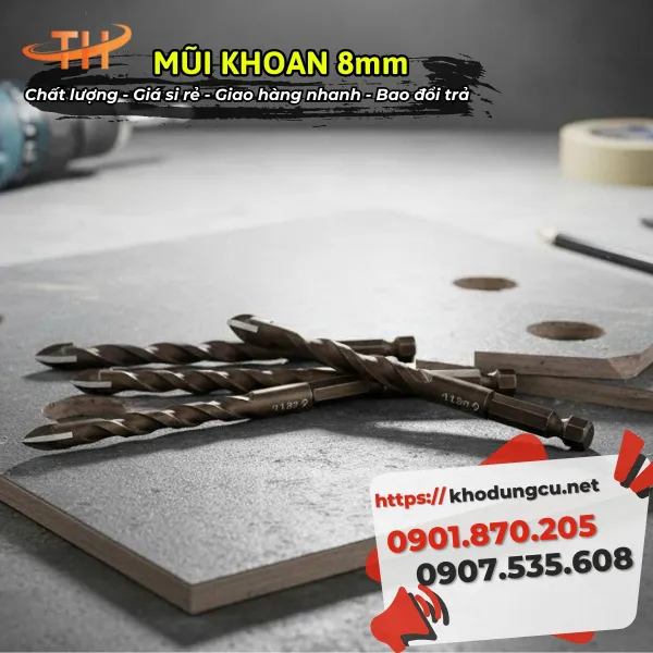 MŨI KHOAN 8MM