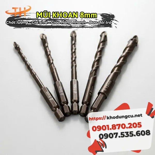 MŨI KHOAN 8MM