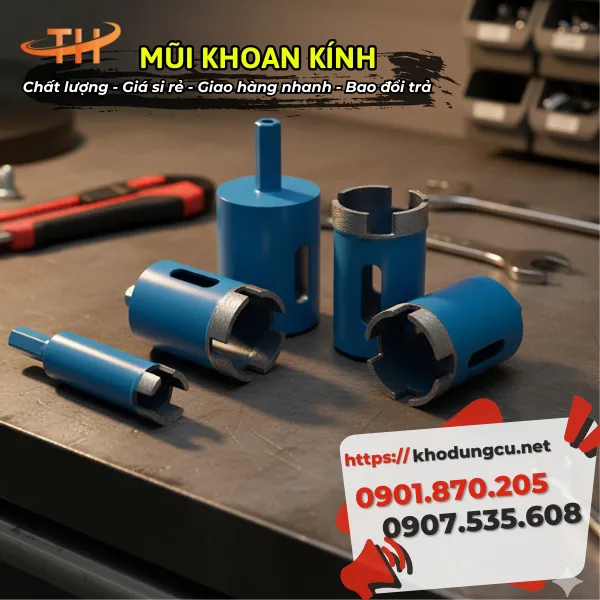 MŨI KHOAN KÍNH (XANH)