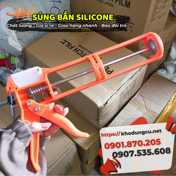 SÚNG BẮN SILICONE
