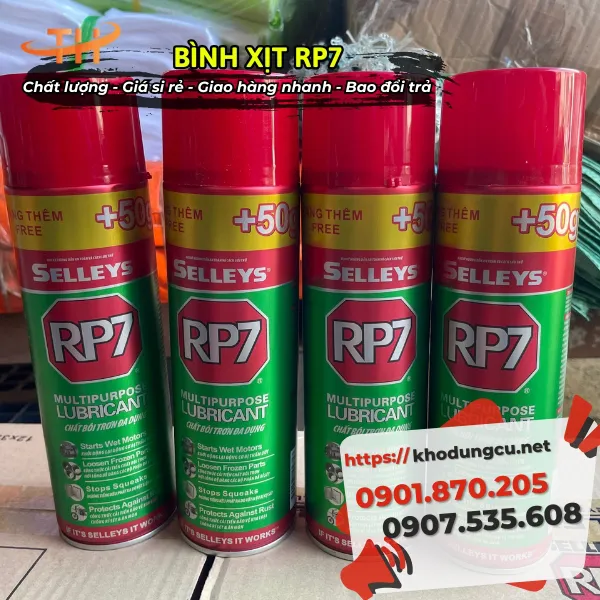 CHAI XỊT CHỐNG GỈ SÉT RP7 - 350MM