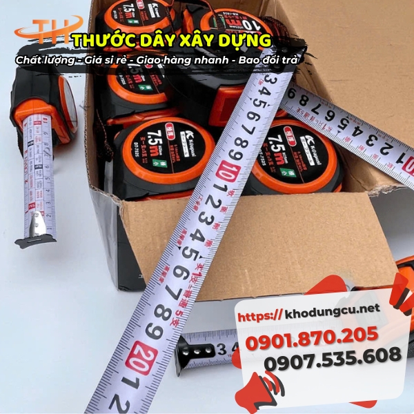 Thước dây 7m5 giá rẻ Thước dây 7m5 giá rẻ