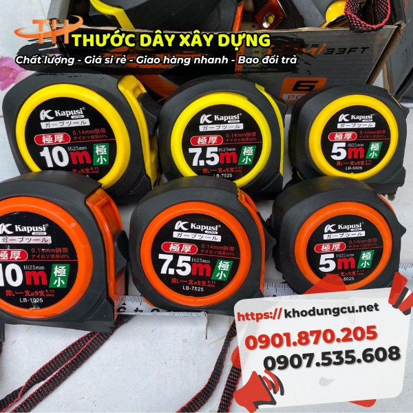 Thước dây 7m5 giá rẻ Thước dây 7m5 giá rẻ