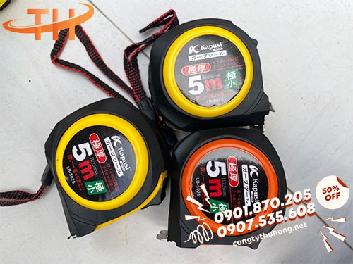 Thước lỗ ban xây dựng 5m Thước lỗ ban xây dựng