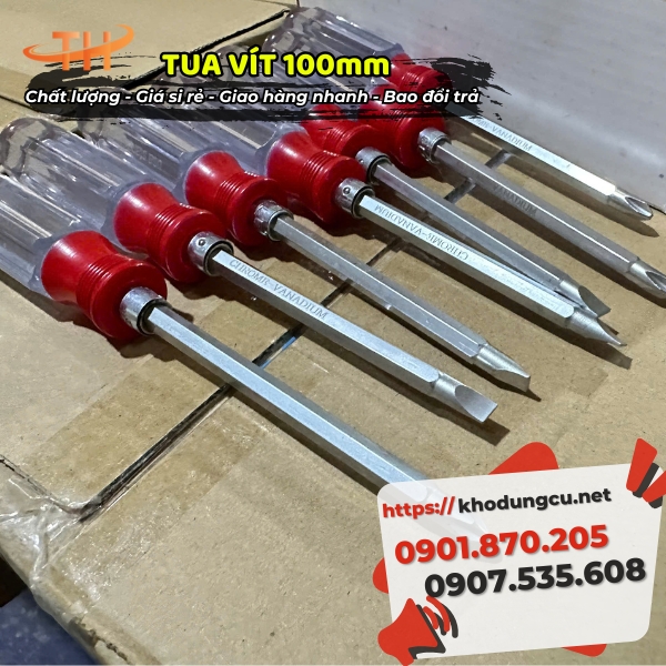 Tua vít 100mm giá rẻ Tua vít 100mm giá rẻ