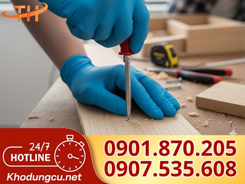 Tua vít 2 đầu cán nhựa Tua vít 2 đầu cán nhựa trong suốt