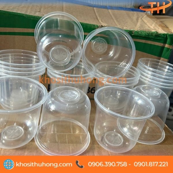 Thu Hồng điểm bán sỉ ly nhựa đáy bầu 360ml Thu Hồng điểm bán sỉ ly nhựa đáy bầu 360ml