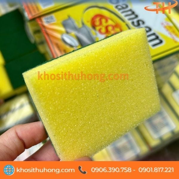 Miếng mút xốp rửa chén dễ tạo bọt Miếng mút xốp rửa chén dễ tạo bọt