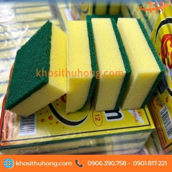 Thu Hồng chuyên sỉ miếng rửa chén 2 mặt Thu Hồng chuyên sỉ miếng rửa chén 2 mặt