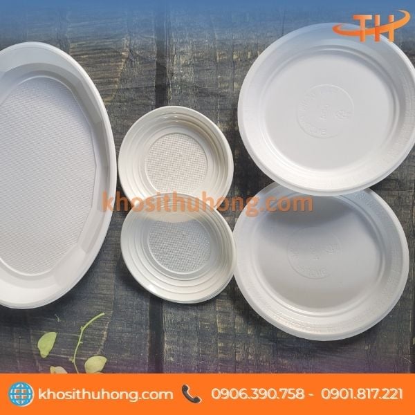 Dĩa nhựa dùng 1 lần kích thước đa dạng Dĩa nhựa dùng 1 lần kích thước đa dạng