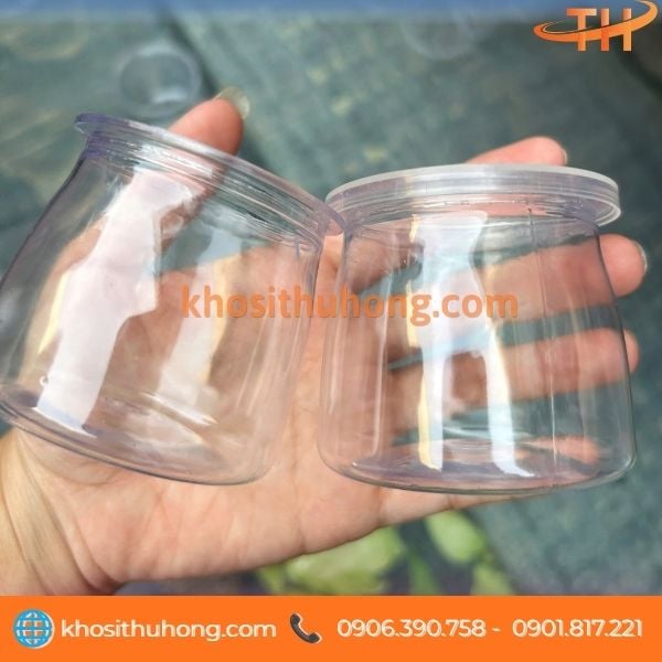 Hũ sữa chua thân trong kèm nắp đậy Hũ sữa chua thân trong kèm nắp đậy