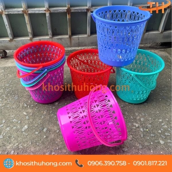 Sọt rác nhựa nhiều màu thêm lựa chọn cho người mua Sọt rác nhựa nhiều màu thêm lựa chọn cho người mua