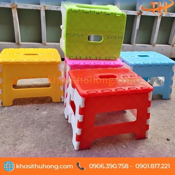 Ghế nhựa gấp nhiều màu dễ lựa chọn Ghế nhựa gấp nhiều màu dễ lựa chọn