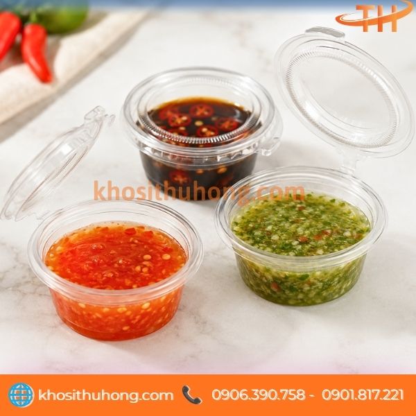 Hũ liền nắp đựng nước chấm pha sẵn Hũ liền nắp đựng nước chấm pha sẵn