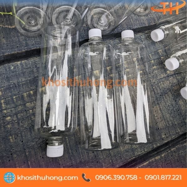 Chai nhựa 1000ml thuận tiện cho việc sử dụng bảo quản Chai nhựa 1000ml thuận tiện cho việc sử dụng bảo quản