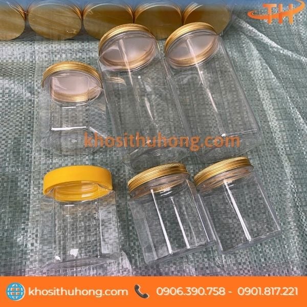 Hũ nhựa lục giác thiết kế hiện đại bắt kịp xu hướng Hũ nhựa lục giác thiết kế hiện đại bắt kịp xu hướng