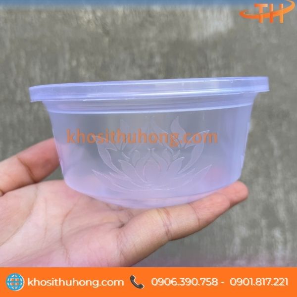 Thố nhựa tròn 250ml đựng chè Thố nhựa tròn 250ml đựng chè