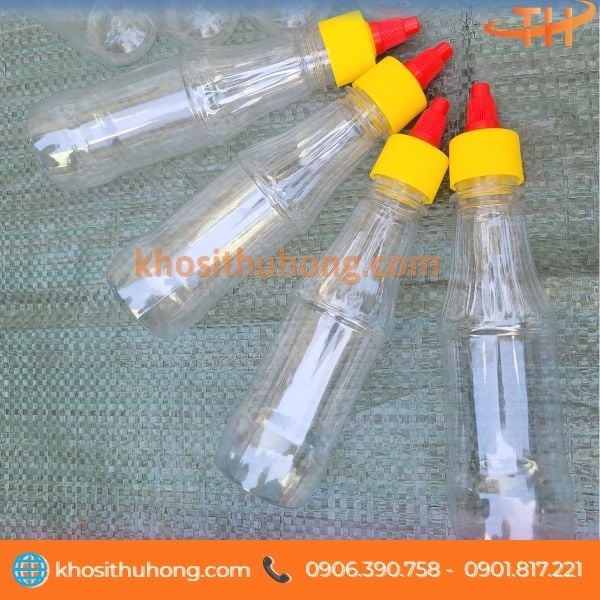 Thu Hồng cung cấp chai nhựa đựng tương ớt giá sỉ Thu Hồng cung cấp chai nhựa đựng tương ớt giá sỉ
