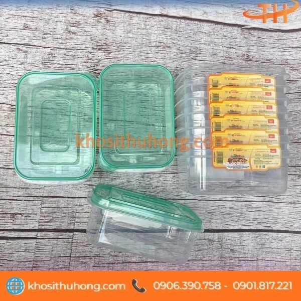 Hộp chữ nhật trong đựng thức ăn giúp sạch sẽ gọn gàng hơn Hộp chữ nhật trong đựng thức ăn giúp sạch sẽ gọn gàng hơn