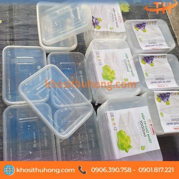 Hộp nhựa bảo quản thực phẩm chất lượng, nhẹ, bền và đẹp Hộp nhựa bảo quản thực phẩm chất lượng, nhẹ, bền và đẹp