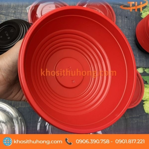 Thu Hồng nguồn sỉ tô nhựa đỏ đen HT27 cho đại lý Thu Hồng nguồn sỉ tô nhựa đỏ đen HT27 cho đại lý