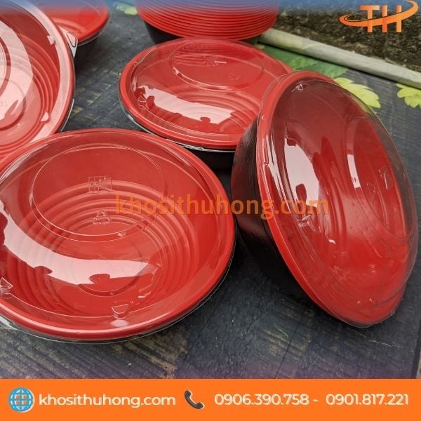 Tô nhựa đỏ đen giá ưu đãi Tô nhựa đỏ đen giá ưu đãi