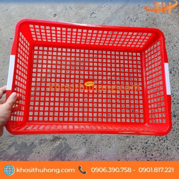 Rổ nhựa chữ nhật đa dạng kích thước Rổ nhựa chữ nhật đa dạng kích thước