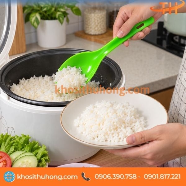 Muỗng múc cơm dùng cho gia đình quán ăn Muỗng múc cơm dùng cho gia đình quán ăn