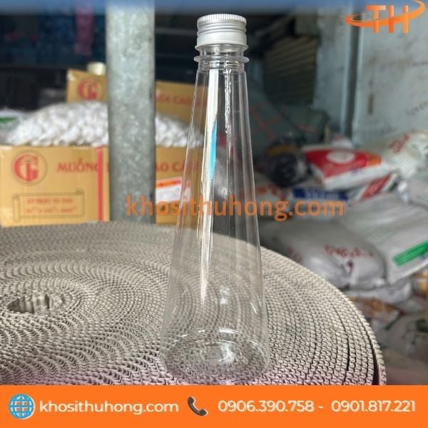Chai tam giám trong suốt 350ml nắp nhôm Chai tam giám trong suốt 350ml nắp nhôm