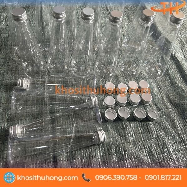 Chai tam giác nắp nhôm theo xu hướng hiện đại Chai tam giác nắp nhôm theo xu hướng hiện đại