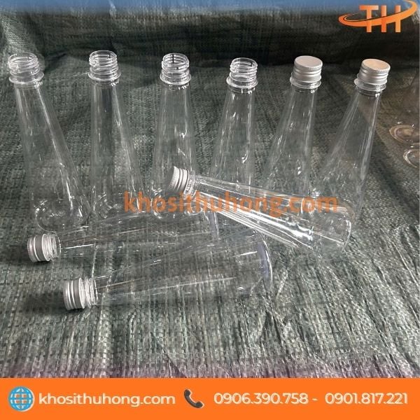 Chai nhựa tam giác đựng sữa chua, nước ép Chai nhựa tam giác đựng sữa chua, nước ép