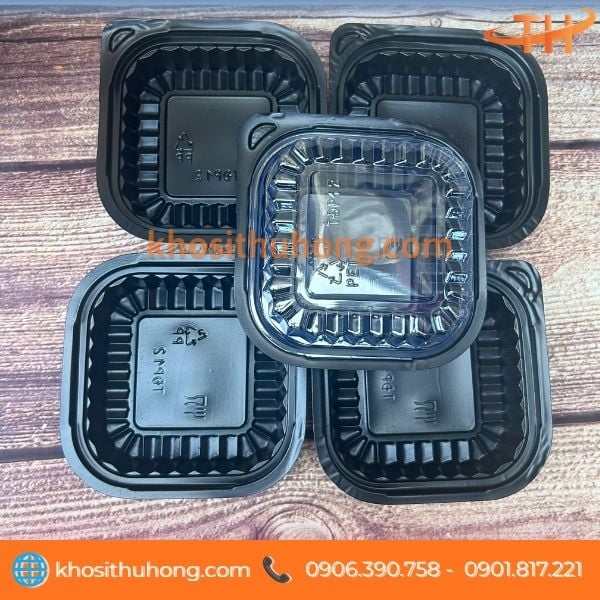 Hộp nhựa vuông cho tiệm bánh cửa hàng mua sỉ Hộp nhựa vuông cho tiệm bánh cửa hàng mua sỉ