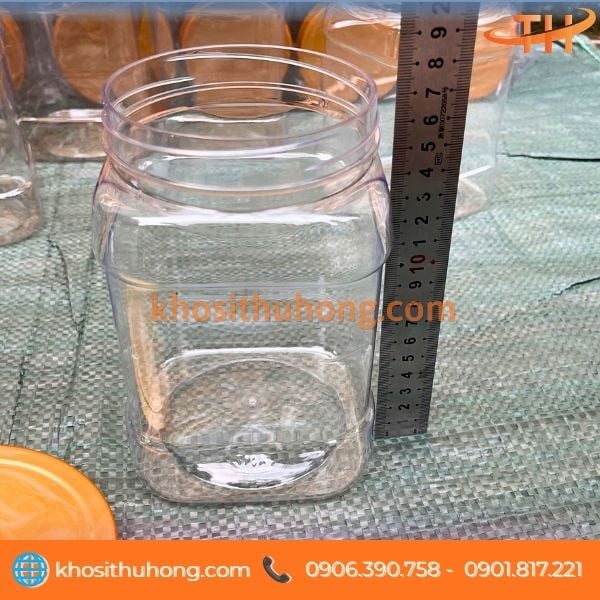 Keo nhựa vuông góc bo, miệng rộng tiện đựng thực phẩm Keo nhựa vuông góc bo, miệng rộng tiện đựng thực phẩm