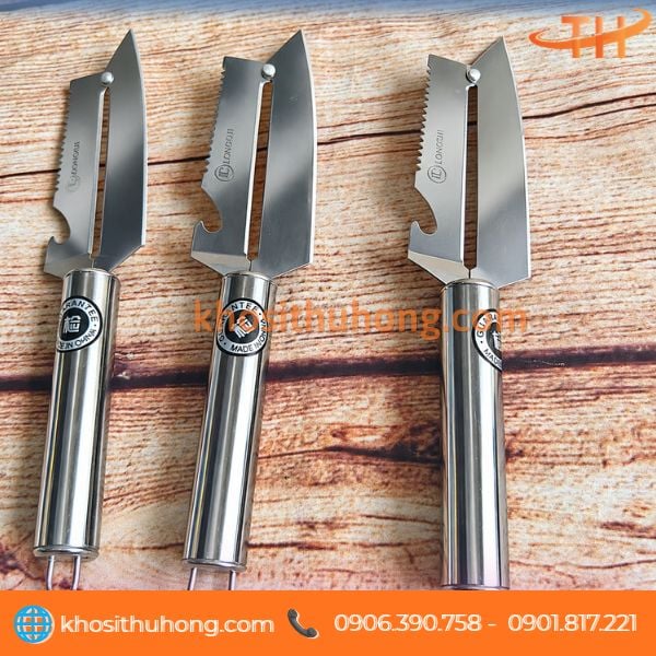 Dao bào trái cây 2 lưỡi cán inox Dao bào trái cây 2 lưỡi cán inox