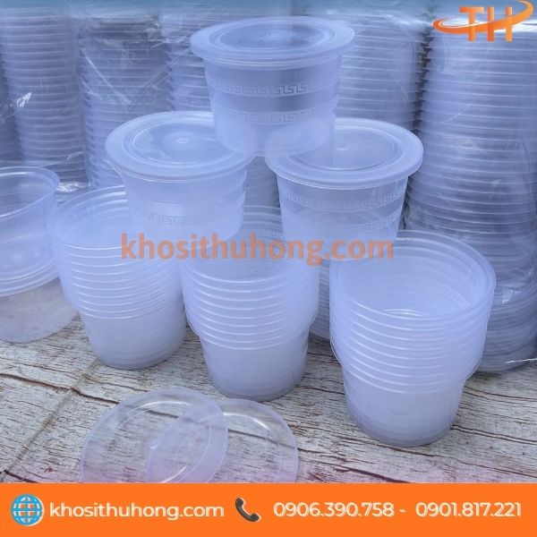 Thố nhựa tròn tiện lợi khi mang đồ ăn đi Thố nhựa tròn tiện lợi khi mang đồ ăn đi