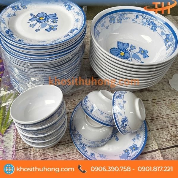 Chén dĩa tô melamine form cứng cáp và trọng lượng Chén dĩa tô melamine form cứng cáp và trọng lượng