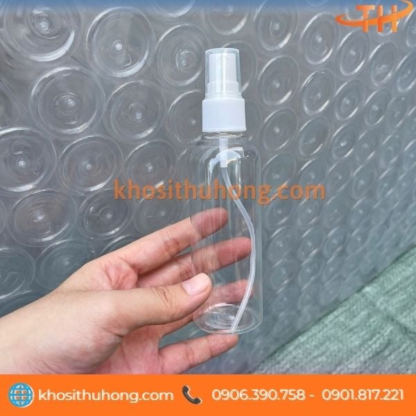 Chai nhựa vòi xịt 100ml vừa tay cầm Chai nhựa vòi xịt 100ml vừa tay cầm