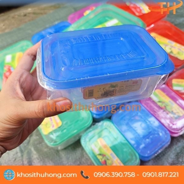 Hộp nhựa đựng thực phẩm chữ nhật nhiều màu cho lựa chọn Hộp nhựa đựng thực phẩm chữ nhật nhiều màu cho lựa chọn