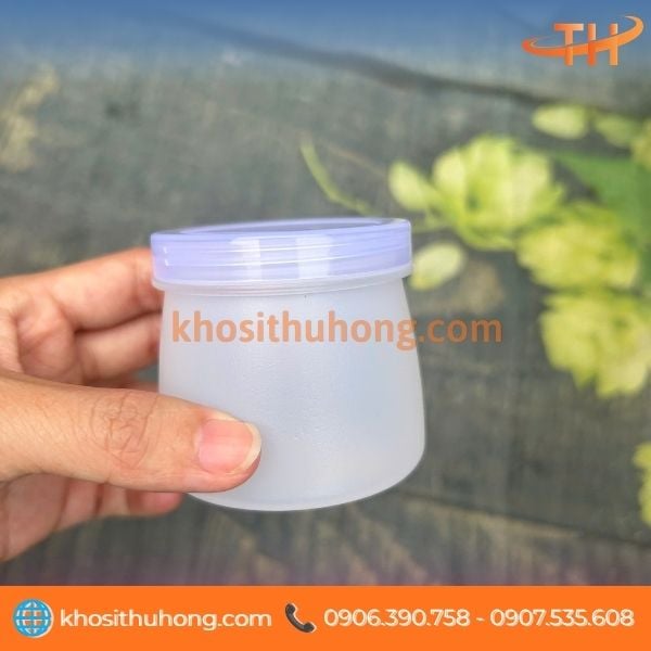 Hũ nhựa 120ml Đựng sữa chua, pudding, thạch, caramen tiện lợi Hũ nhựa 120ml Đựng sữa chua, pudding, thạch, caramen tiện lợi