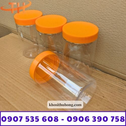 Hũ nhựa nắp nhựa